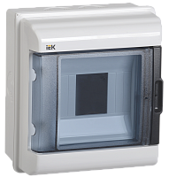 Бокс IEK Krepta 5 КМПн-5 180x162x108 IP55 прозрачная дверь MKP72-N3-05-55 картинка 